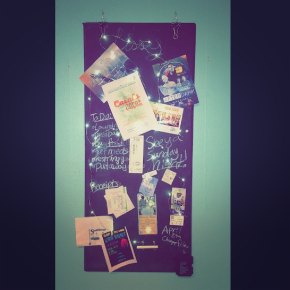 Cork/chalkboard!